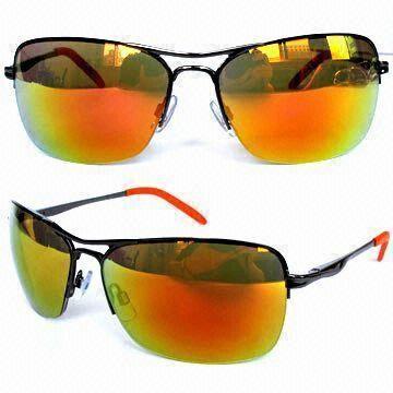 Buy cheap Sports Sunglasses for Men in Various Lenses or Frame Colors, UV400 Protection from wholesalers