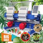 Buy cheap Cheapest industrial embroidery machine HO1502H 400*500mm 2 head embroidery machine cap t-shirt flat  machine embroidery from wholesalers
