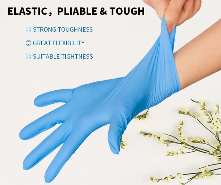 Buy cheap Disposable Medical powder-free Nitrile gloves, Natural Latex Medical Examination InStock Latex Gloves product
