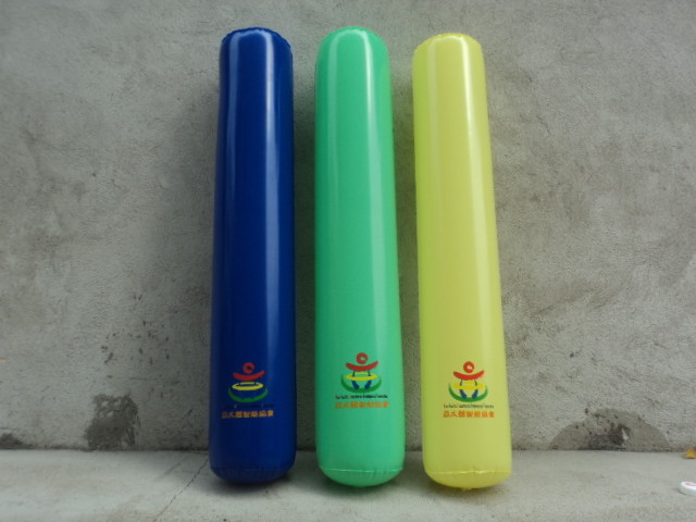 Buy cheap Small Colorful PVC Custom Inflatable Products Stick Good Tension product