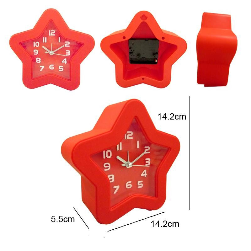 Buy cheap star shape alarm clock table clock from wholesalers