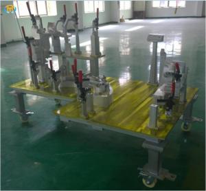 Buy cheap 1300kg Inspection Welding Jig Fixture With Oxidation / Paint Surface Treatment product