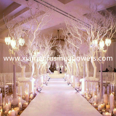 Buy cheap White Wedding Decoration Artificial Dry Tree Without Leaves from wholesalers