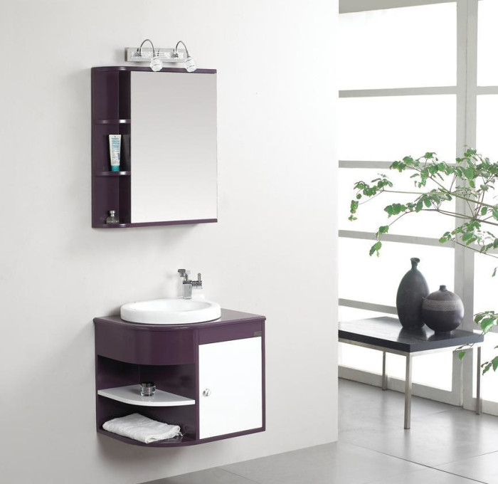 Buy cheap 50 X 47 X 48 / cm PVC bathroom cabinet 48 single sink vanity customized Dimenstions from wholesalers
