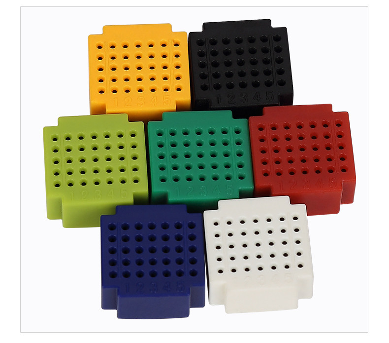 Buy cheap Plastic Colored Round Hole Breadboard With 25 / 35 / 45 Tie - Point from wholesalers