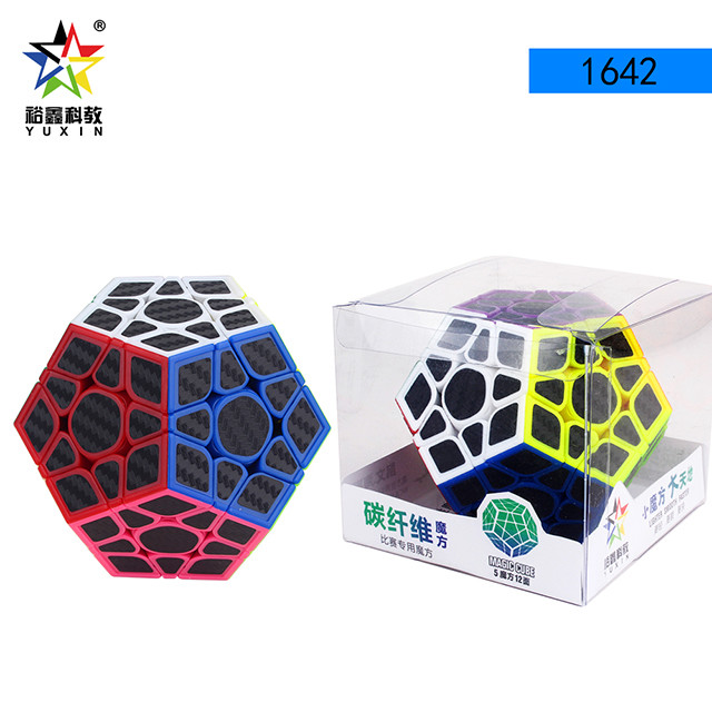 Buy cheap Hot Sale Anti-Sticking Magic Cube Carbon Fiber Sticker Surface Magic Cube WuMo Fang Puzzle Educational Toys 1642 from wholesalers