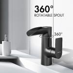 Buy cheap Modern Waterfall Swivel Spout Tap 360° Rotating Faucet For Bathroom Sink from wholesalers