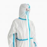 Buy cheap Ethylene Oxide Sterilization Medical Protective Clothing ebola virus protective suit from wholesalers