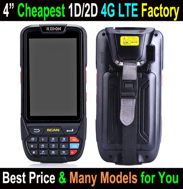 Buy cheap Hot sale 4 inch handheld terminal with barcode scanner Android 5.1 Rugged Handheld PDA Industrial Mobile Computer from wholesalers