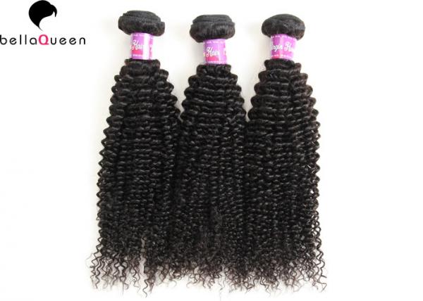 Quality Curly Wave Natutral Black Grade 7A Virgin Hair Brazilain Human Hair Extension for sale