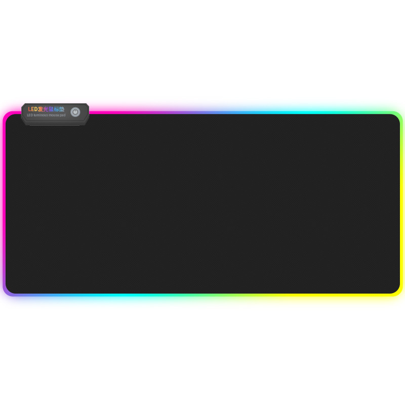 Buy cheap Rubber Base RGB Gaming Mouse Pad Mat Black Color Customized Glowing from wholesalers