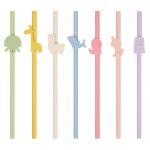 Buy cheap Animal Shape Baby Silicone Drinking Straw Custom Soft Foldable from wholesalers