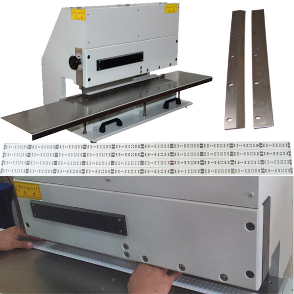Buy cheap 2.0mm Metal PCB Separator Machine PCB Boards Cutter With Two Sharp Linear Blades from wholesalers