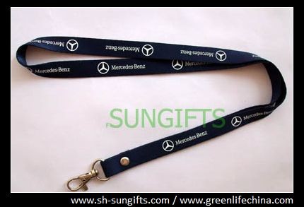Buy cheap Flat non-breakaway polyester lanyard with nickle-plated hook product