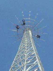 Buy cheap Telescopic Communication Telecom Guyed Wire Tower product