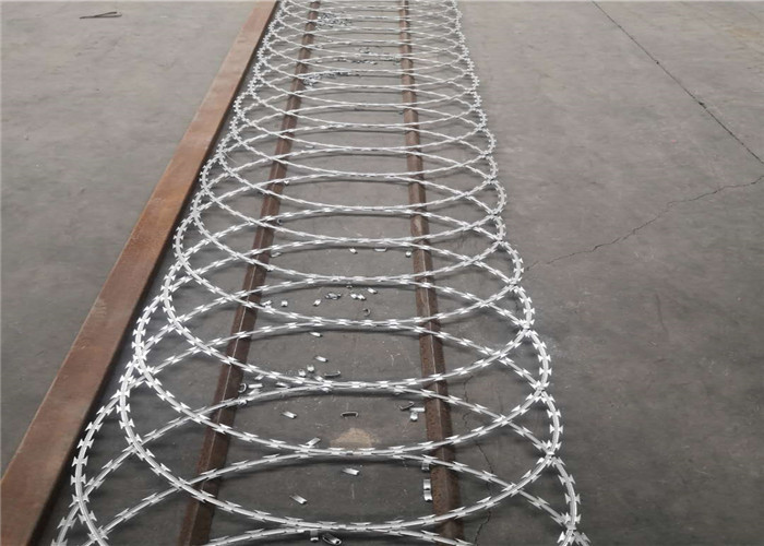 Buy cheap BTO-30 BTO-28 Barbed Flat Wrap Razor Wire With Clips product