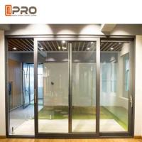 Buy cheap Slim Frame Aluminium Sliding Doors , Soundproof Interior Sliding Glass Doors product