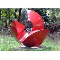 Buy cheap Curved Modern Metal Outdoor Sculptures Different Colors / Materials Available product