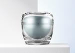Buy cheap 50g Clear Double Wall Cosmetic Plastic Jars Acrylic Cosmetic Jars from wholesalers
