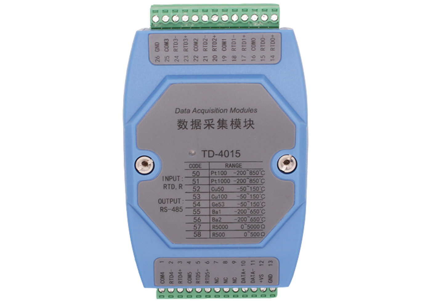 Buy cheap LS-TD4015 6ch RTD signal Convert to RS485 PT100 to RS485 Temperature Transmitter Din Rail Mounting from wholesalers