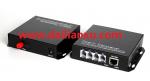 Buy cheap 4ports telephone FXO/FXS+1ch 10/100M Ethernet Fiber Optical Transmitter and Receiver 4channels telephone to fiber conver from wholesalers