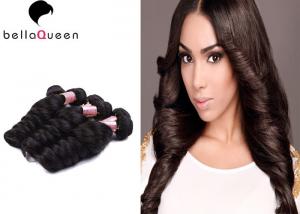 Buy cheap Unprocessed Double Drawn Mongolian Hair Extensions , Loose Wave Hair Extension product