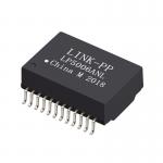 Buy cheap LP5006ANL Single Port 10/100/1000 BASE-T PoE+ 24 Pin SMT PC Card Ethernet Lan Transformer Modules from wholesalers