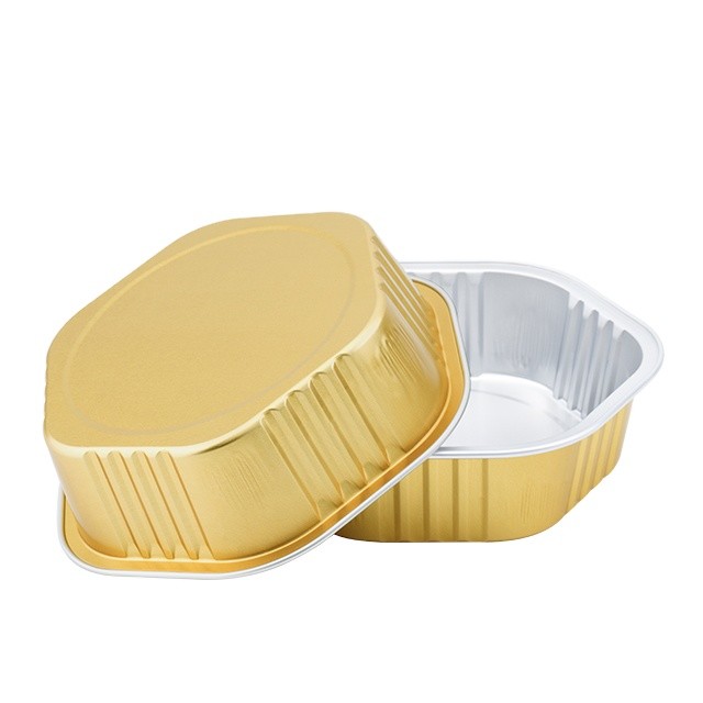 Buy cheap 330ML/11oz ABL PACK Disposable Take Away Container Packing Food Tray Aluminium Foil Lunch Box product