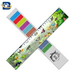 Buy cheap Straight 3D Lenticular Ruler For Promotional Gift Stationery Custom Shape product