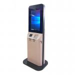 Buy cheap Multilingual Booking Hotel Lobby Kiosk 24/7 Hours self check in machine hotel from wholesalers