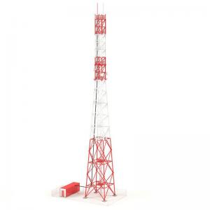 Buy cheap Self Support Mobile Communication Tower 4 Legged Angel Steel product