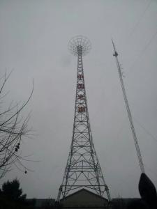 Buy cheap Triangular 3 Legged Communication Radio Guyed Tower product