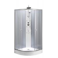 Buy cheap Circle Quadrant Shower Cabin with white acrylic tray 850*850*2250cm product