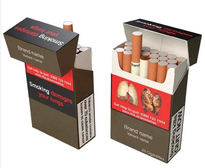 Buy cheap 2000pcs ISO9001 Cigarette Packaging Box Paperboard Custom Flip Top Disposable TUV from wholesalers