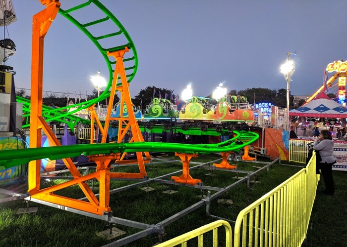 Buy cheap 12 Seats 380V Kiddie Roller Coaster With Ethnic Characteristics Decoration product
