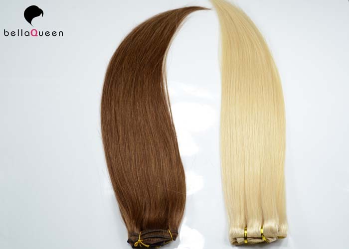 Buy cheap Fashion Grade 6a Unprocessed Clip In Hair Extension Natural Black 1b product