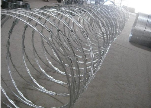 Buy cheap high quality  CBT-65 galvanized razor barbed wire for sale from wholesalers