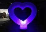 Buy cheap 2.2 Meter Inflatable Light Balloon Heart Shape For Wedding Decoration from wholesalers