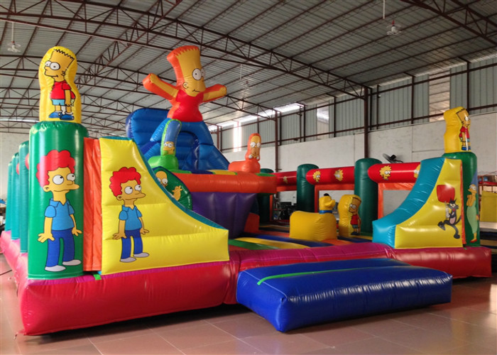 Buy cheap Outdoor Big Party Pendulous Inflatable Fun City 8 X 7m 0.55mm Pvc Tarpaulin product