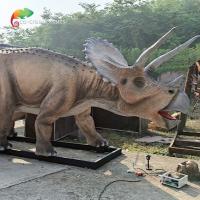 Buy cheap 7M Dino Animatronic Realistic Tricratops Large Outdoor Dinosaur with Tail move product