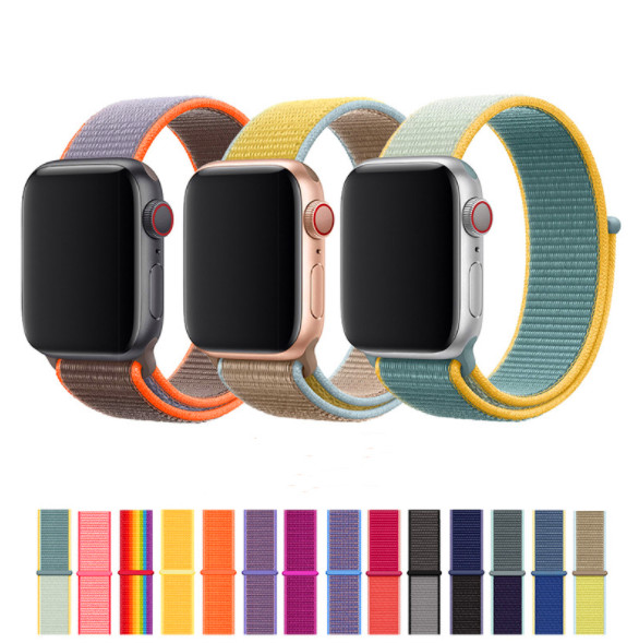 Buy cheap Nylon Smart Watch Band Strap 38mm 40mm 42mm For Apple from wholesalers