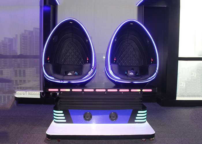 Buy cheap Coin Operated 9D Egg VR Cinema 2 Seats VR Motion Chair With Movies / Games product