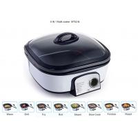Buy cheap Glass Cover Electric Multi Cooker 8 IN 1 Copper Wire PP Shell Base Lightweight product
