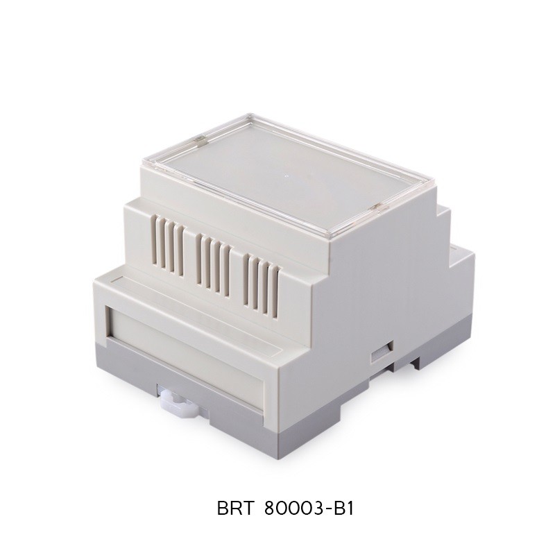 Buy cheap 72*87*60mm Din Rail Enclosure For Electronic Project Industrial Diy Fireproof Wire Box product