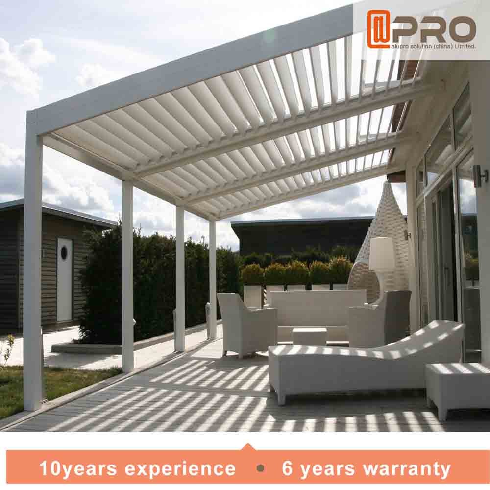 Buy cheap Durable White Aluminum Attached Pergola Wall Mounted Style For Window Of Office product