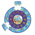 Buy cheap Pre School Learning My Daily Routine Round Baby Jigsaw Puzzles Clock Learning from wholesalers
