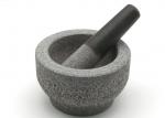 Buy cheap Natural Pitted Granite Stone Mortar And Pestle Set Kitchen Tool Guacamole Bowl from wholesalers
