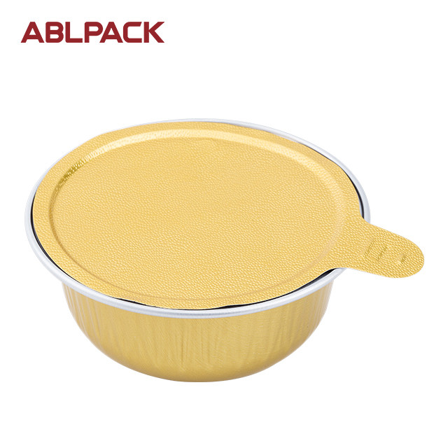Buy cheap ABL Pack 50ML/1.7oz Disposable Aluminum Foil Honey Cup with Sealing Lid aluminum foil container meals product