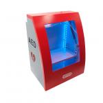 Buy cheap Universal Red Curved Alarmed Wall Mount AED Cabinet For Illumination from wholesalers