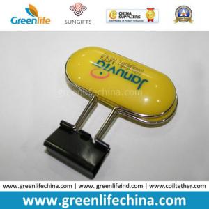 Buy cheap Office Promotional Plastic Oval Logo Handle for Metal Binder Clip product